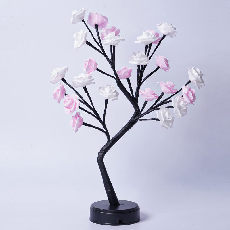 Table Lamp Flower Tree Rose Fairy Light –  Rose Lamp for Romantic Home Décor, Wedding & Gift Occasions