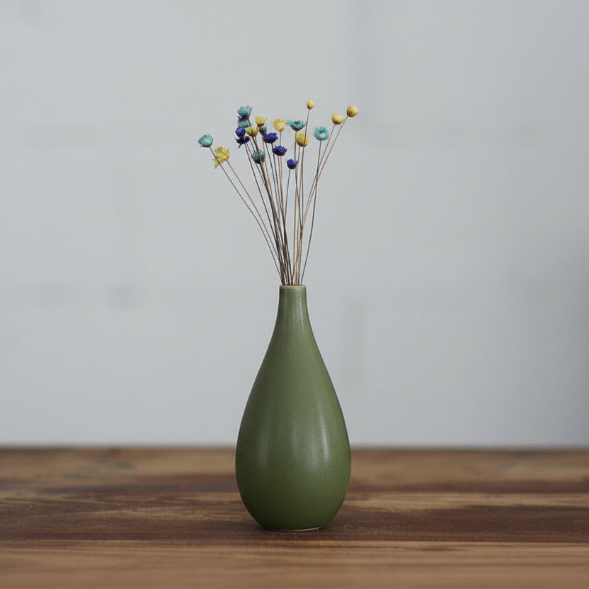 Handmade White Porcelain Pendant – Elegant Glazed Zen Art