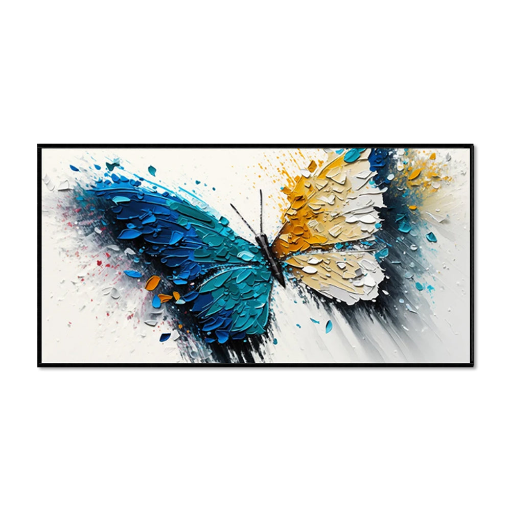 Large Handmade Abstract Oil Painting – Modern Canvas Wall Art