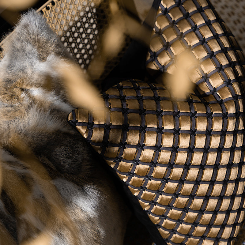 Vintage Woven Throw Pillow – Cozy Sofa & Living Room Cushion