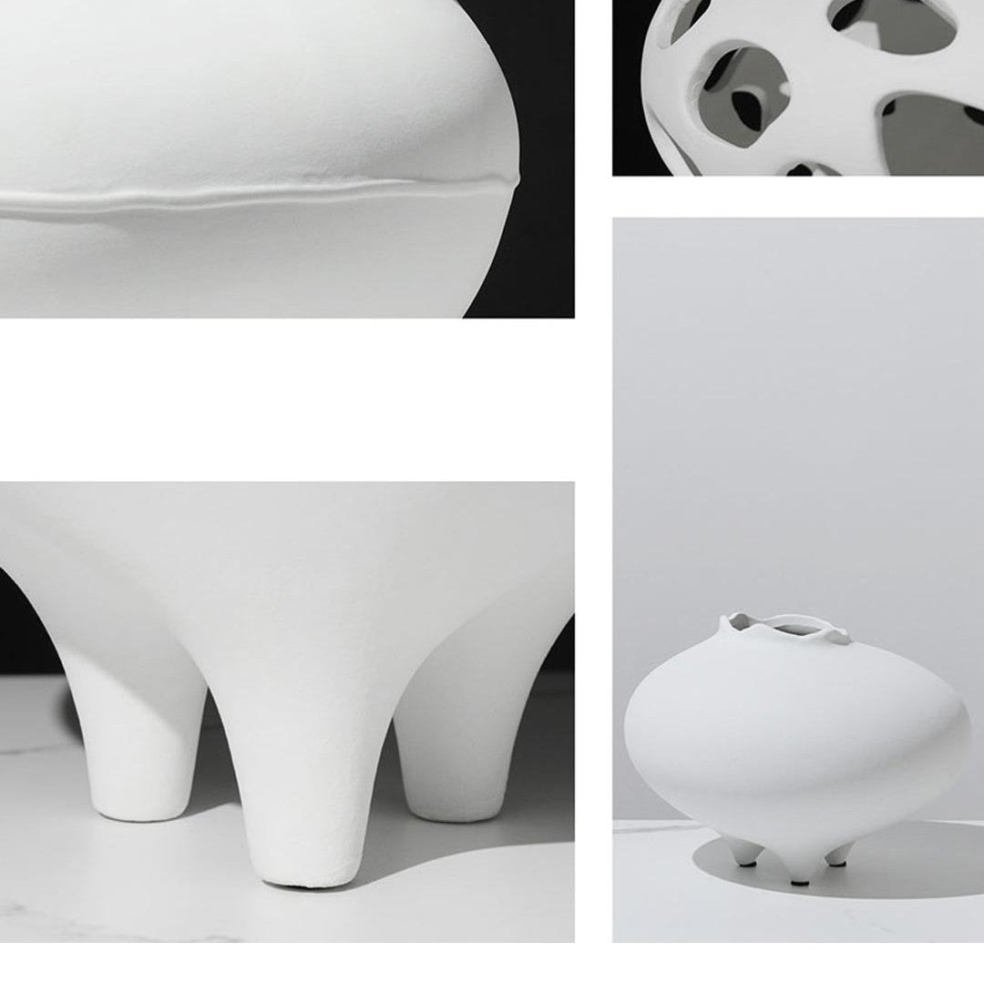 Modern Ceramic Decorative Vase – Stylish Home & Office Countertop Ornament