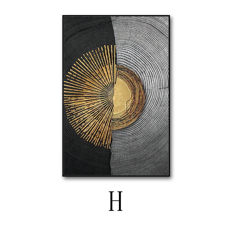 Modern Minimalist Abstract Wall Art – Hotel & Office Decorative Painting
