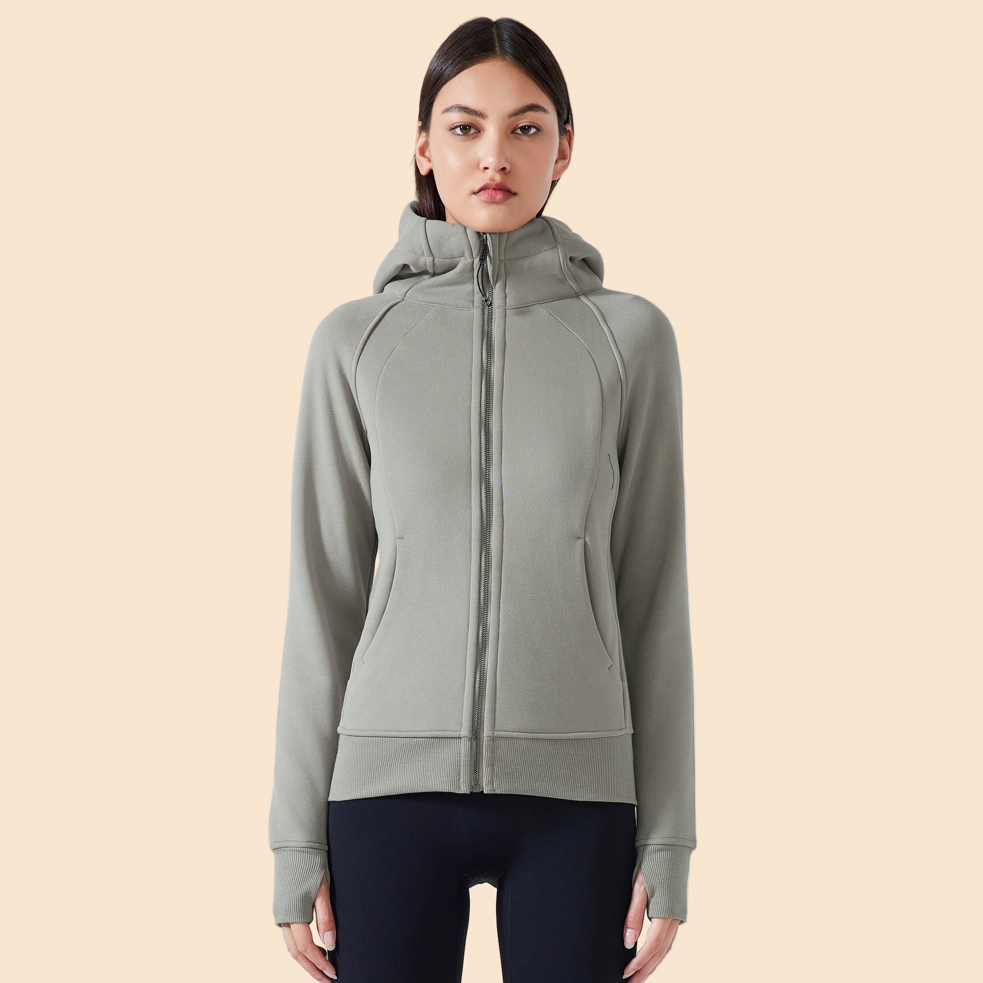 Thick Warm Hooded Sports Jacket for Men &amp; Women – Fitness &amp; Running Hoodie