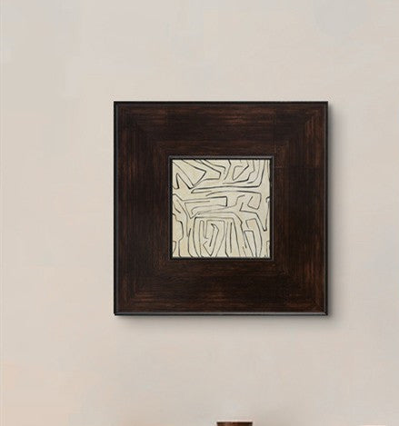 Silent Style Floral Canvas Wall Art – Framed Decorative Painting