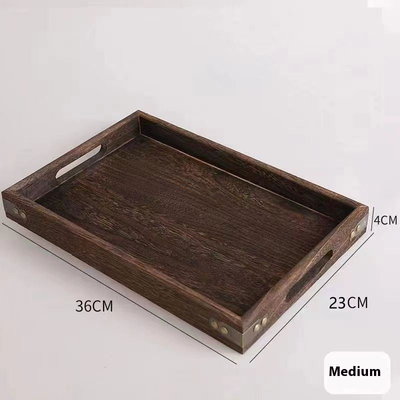 Retro Horn Paulownia Wooden – Small, Medium & Large Modern Simple  Tray