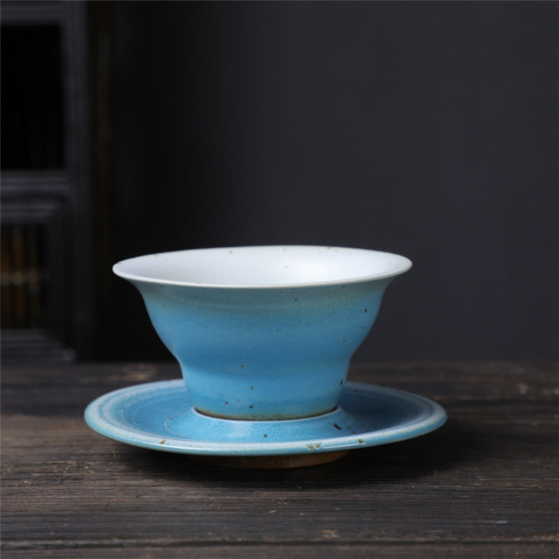 Japanese Style Porcelain Mug Set – Eco-Friendly Coffee Cups with Saucer