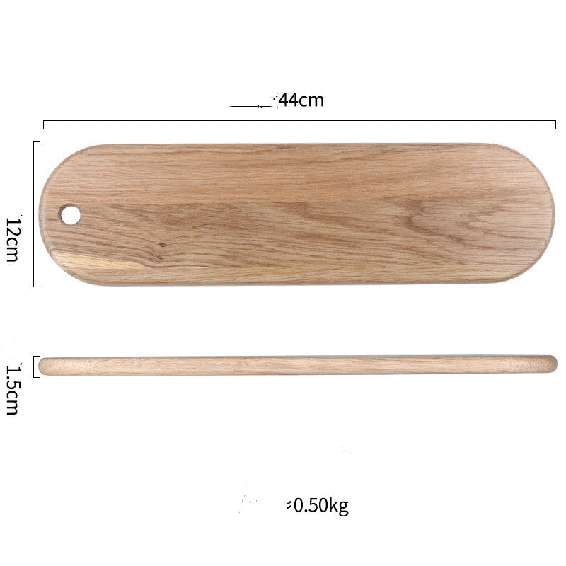 Premium White Oak Wooden Cutting Board – Small, Medium & Large | Durable Fruit, Sushi & Chopping Board