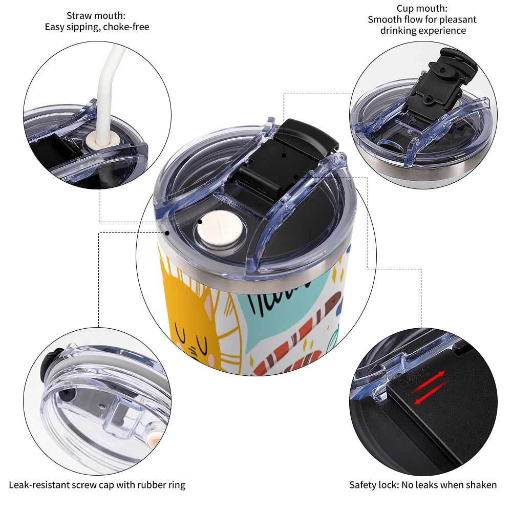 Large-Capacity Stainless Steel Car Cup – Leak-Proof, Insulated & Travel-Ready