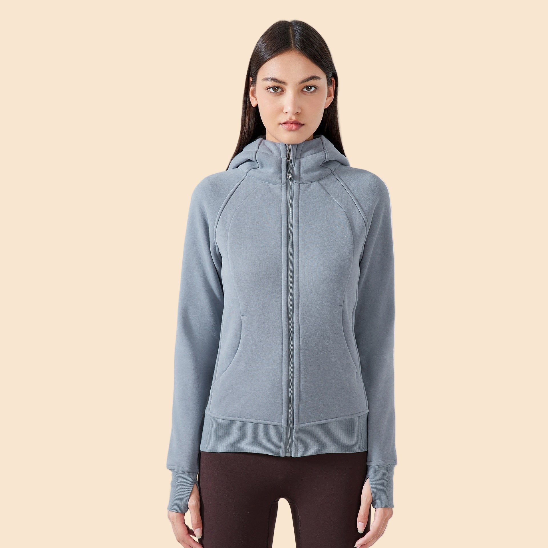 Thick Warm Hooded Sports Jacket for Men &amp; Women – Fitness &amp; Running Hoodie