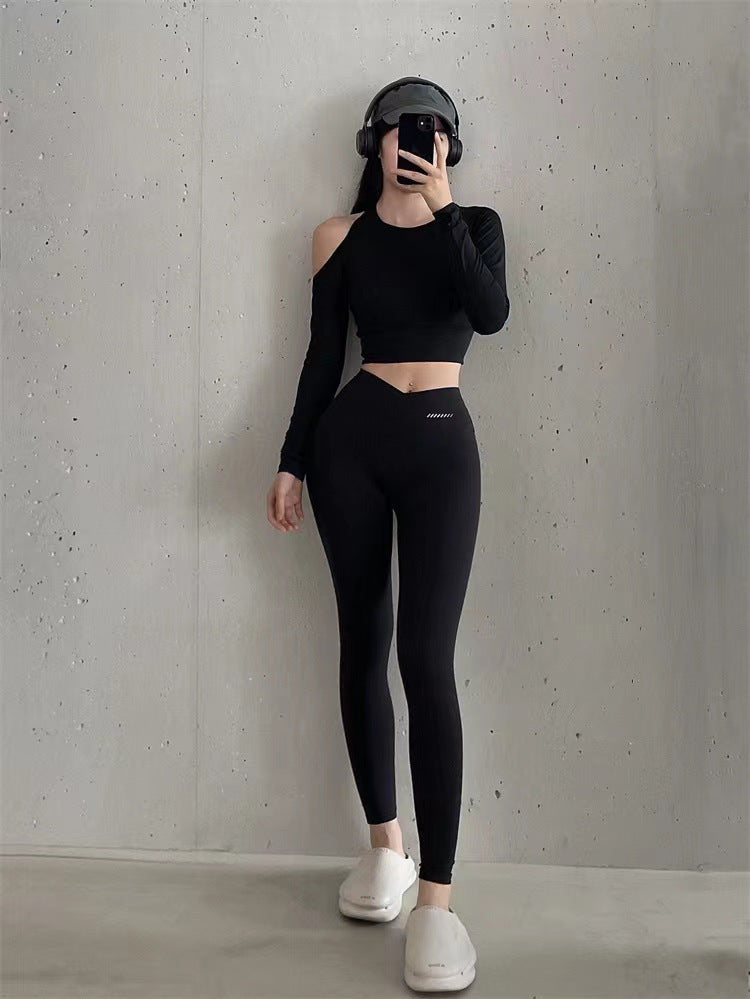 Women's Nylon Crop Pullover Top – Solid Color Stylish Abdominal-Length Tee