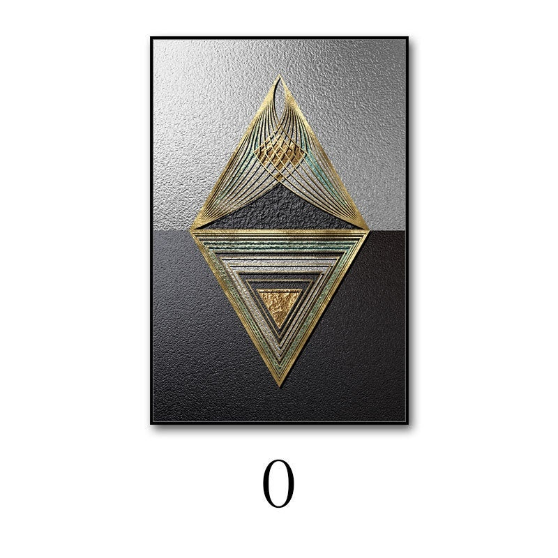 Modern Minimalist Abstract Wall Art – Hotel & Office Decorative Painting