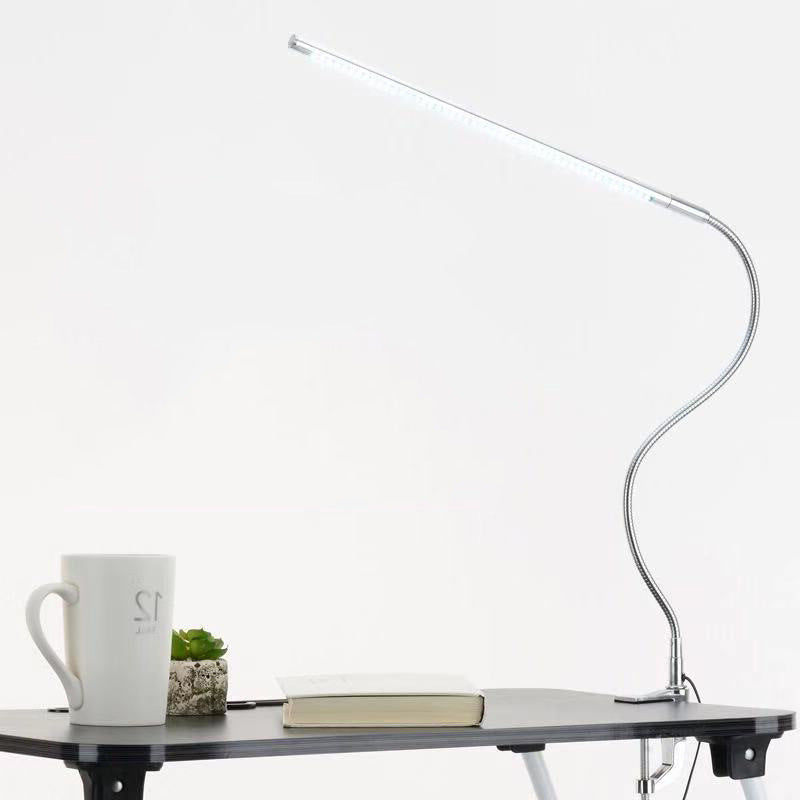 Bedside Reading Work Desk Lamp Clip – Adjustable  Lamp and White Light