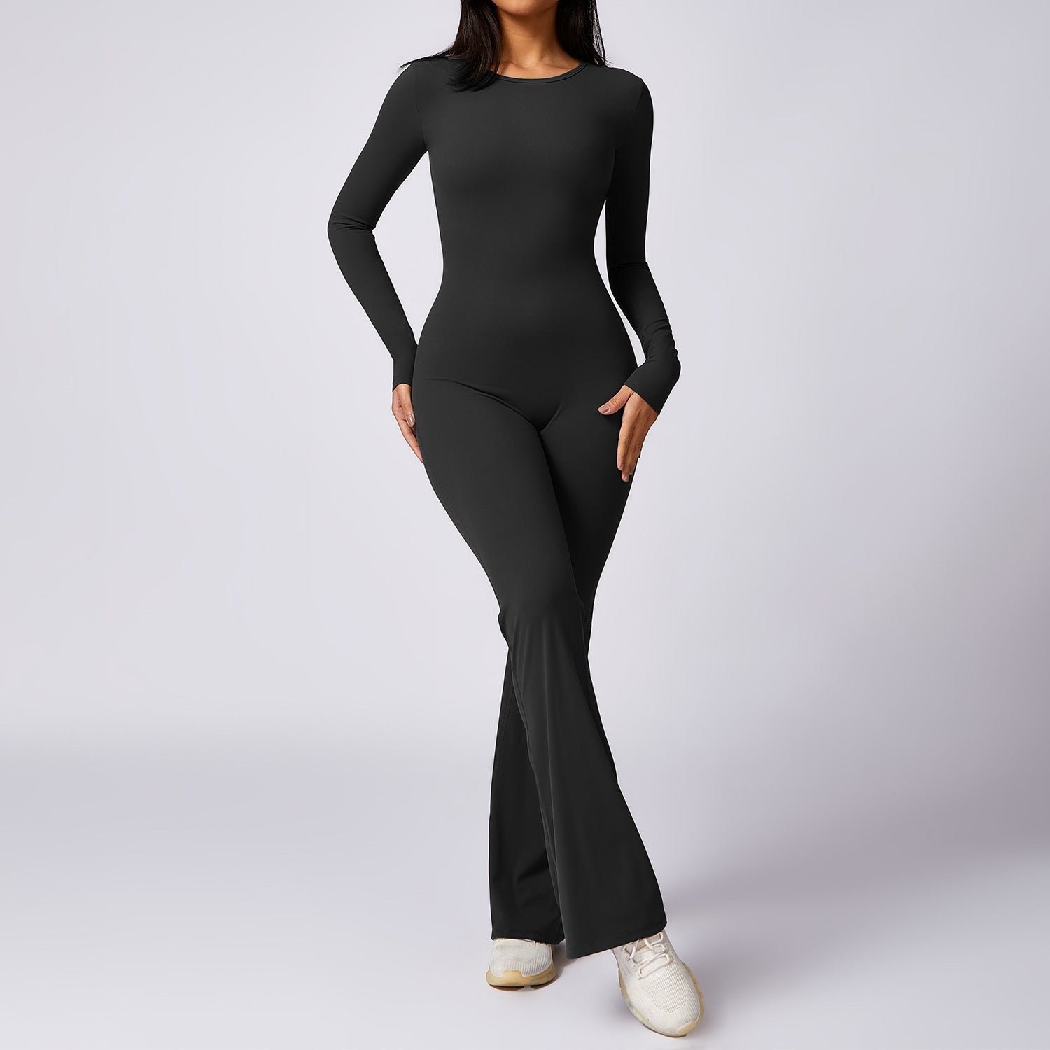 Women’s Pullover Jumpsuit – Moisture-Wicking, Hip-Length Activewear
