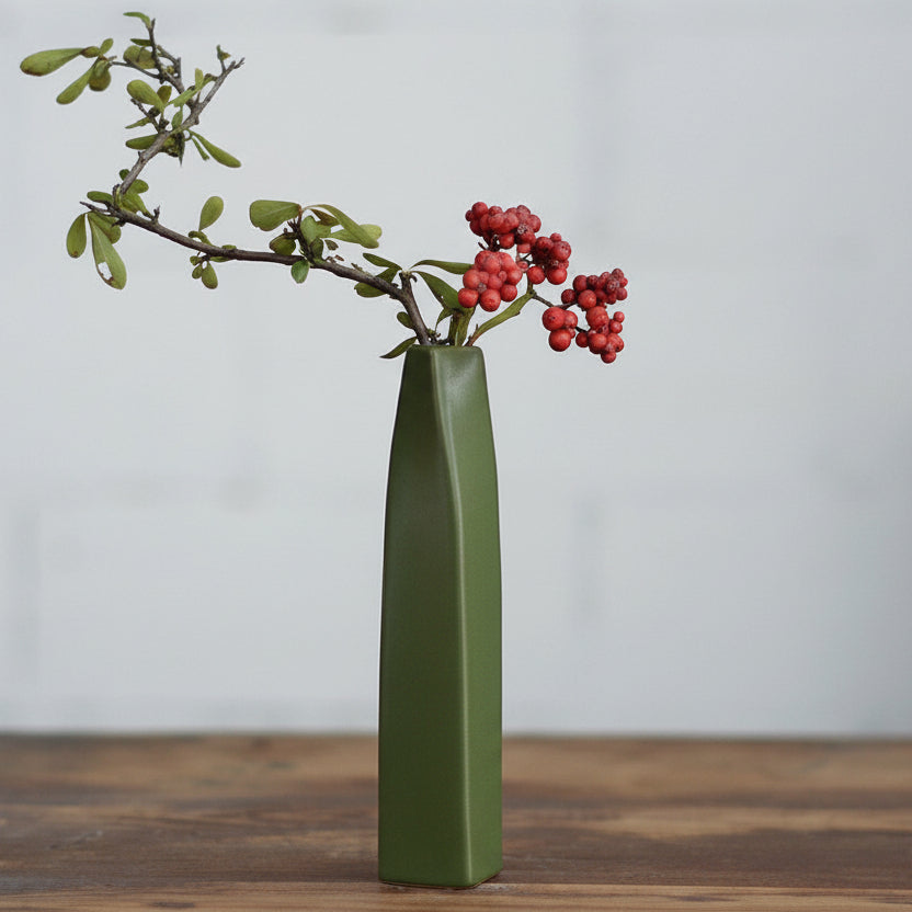 Handmade White Porcelain Pendant – Elegant Glazed Zen Art