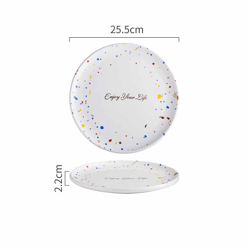 Terrazzo Porcelain Tableware – Stylish Bowls & Plates for Dining