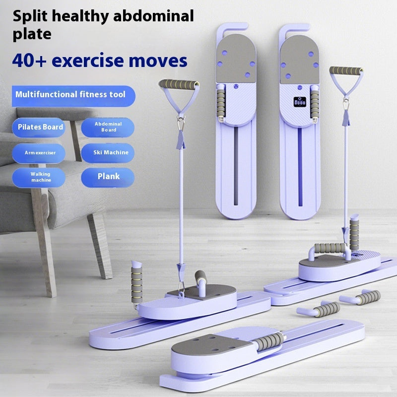 Multifunctional Split Pilates Fitness Board – Home, Office & Outdoor Body Shaping Equipment
