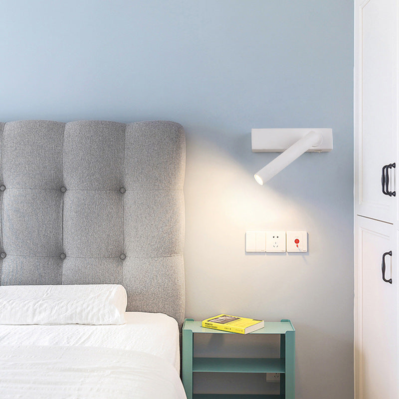Modern Minimalist Rotatable Wall Lamp – LED Reading Light for Home & Office