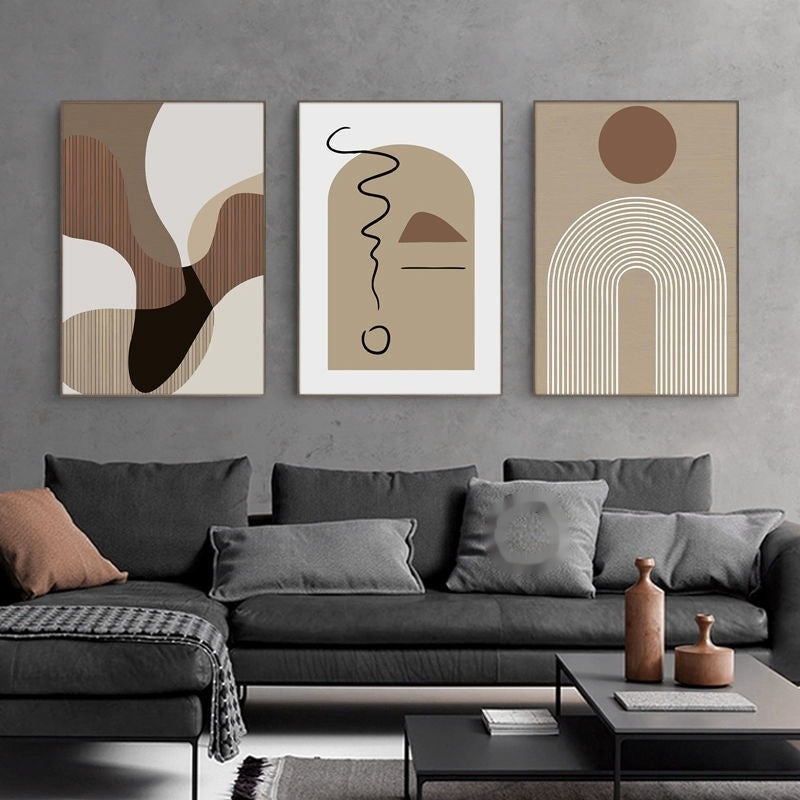 Living Room Painting – Handcrafted Spray Art for Wall Decoration