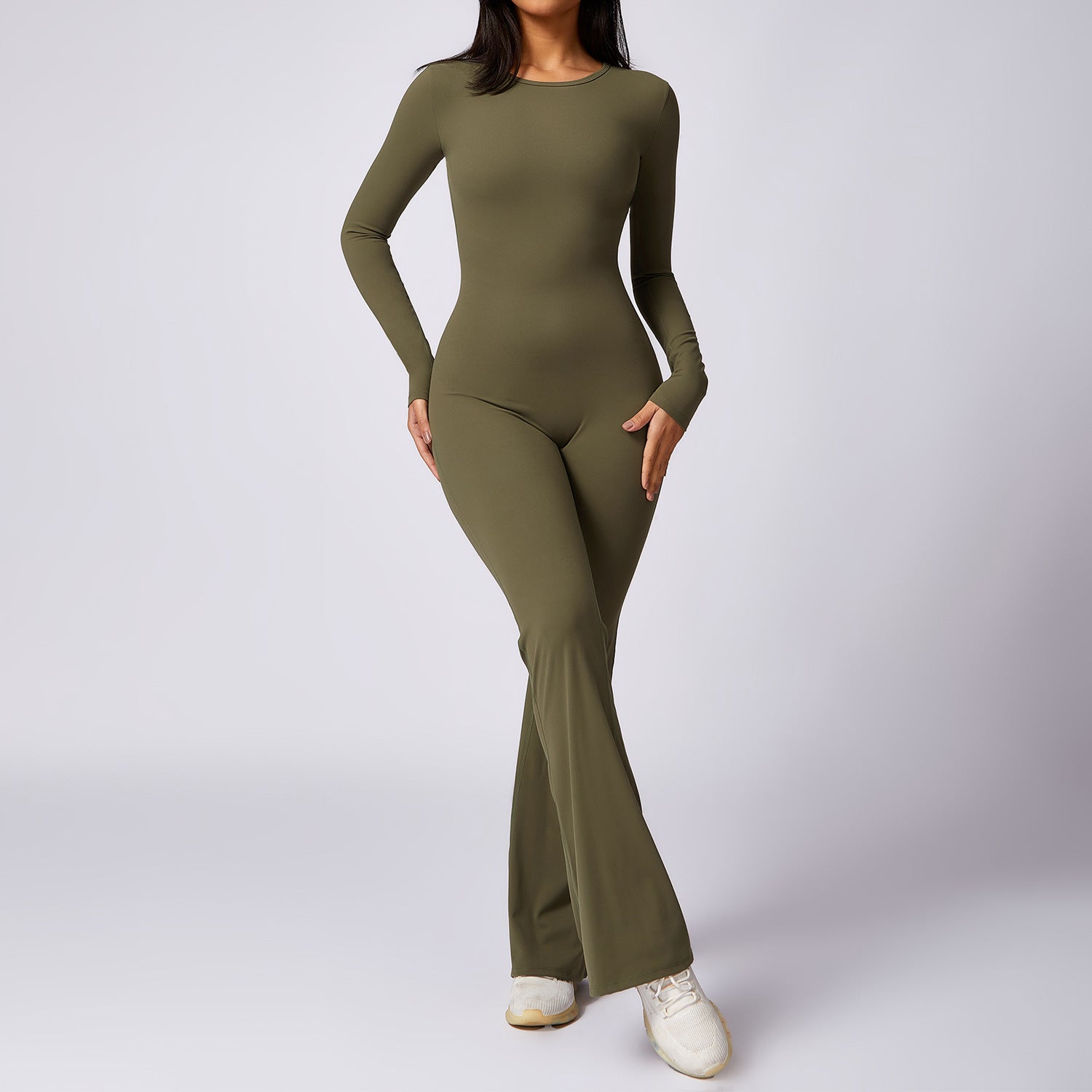 Women’s Pullover Jumpsuit – Moisture-Wicking, Hip-Length Activewear