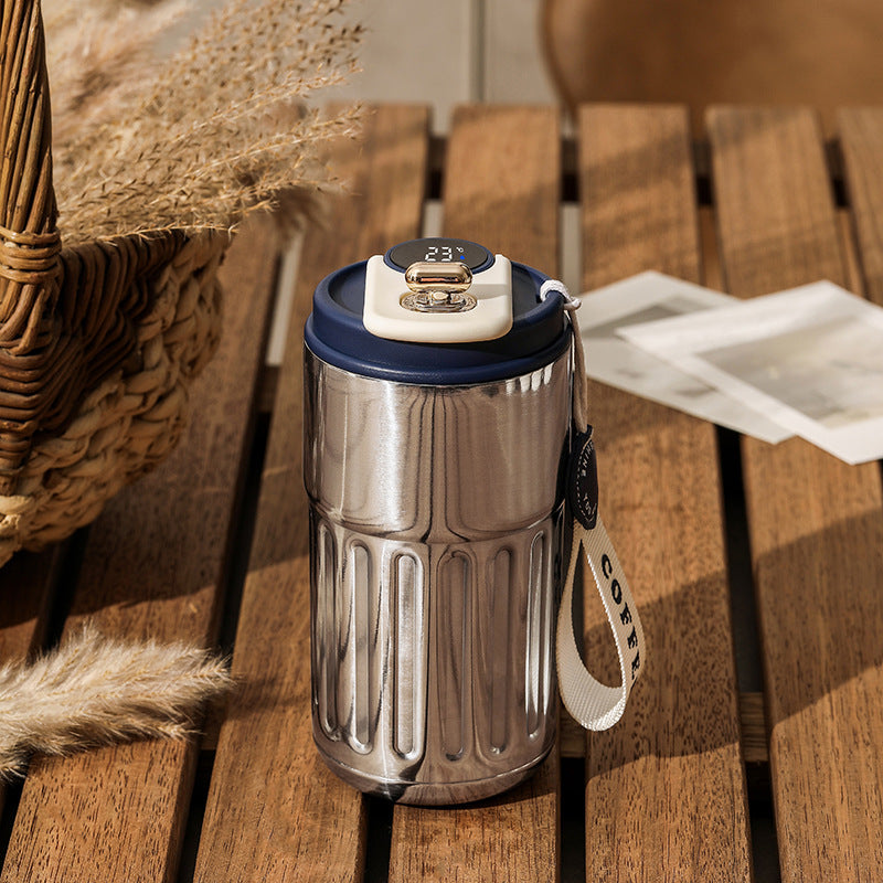 Smart Digital Thermal Bottle – Portable Stainless Steel Coffee & Water Mug | Vacuum Insulated
