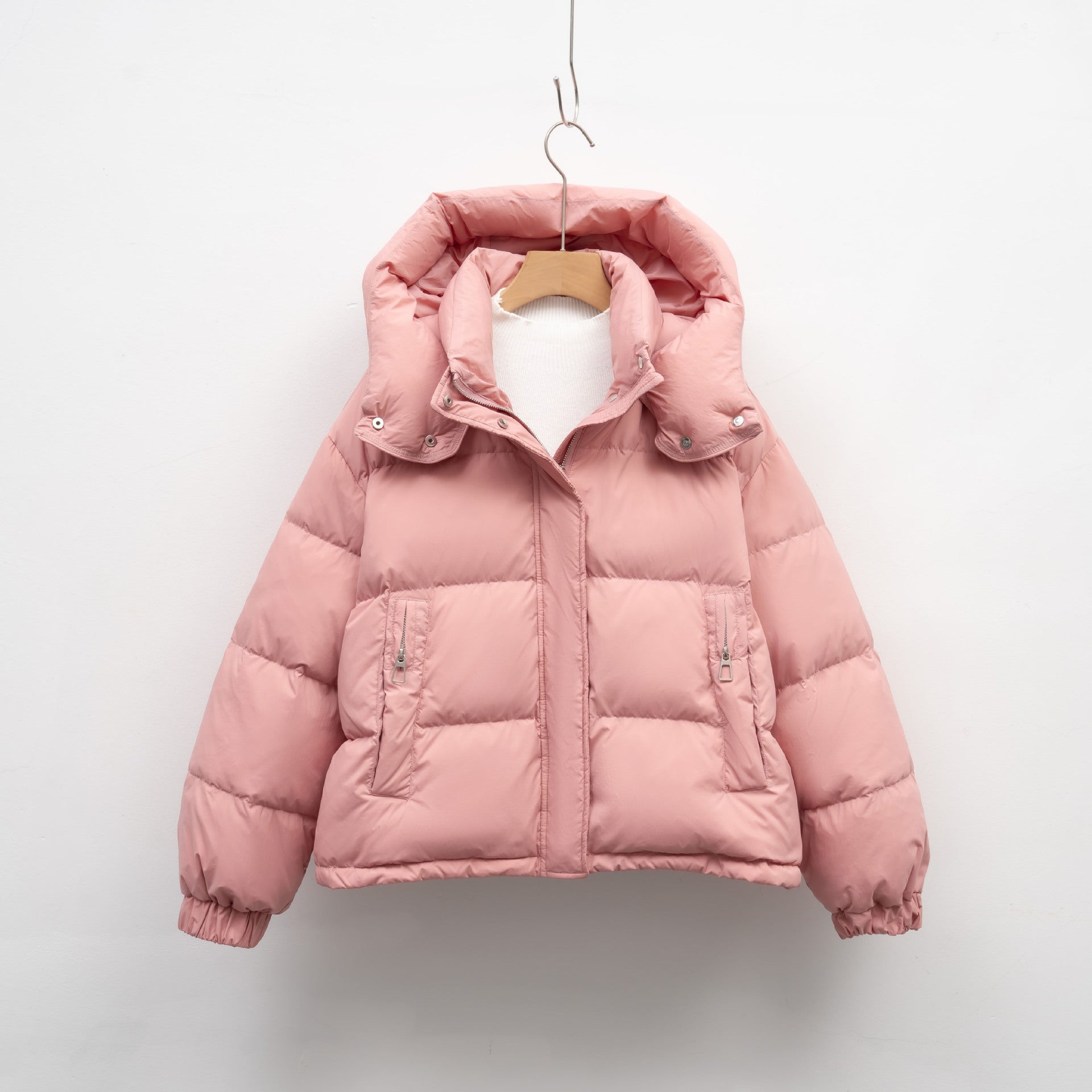 Women’s Korean-Style Hooded Winter Puffer Jacket – Ultra-Warm, Lightweight & Trendy Cold-Season Essential