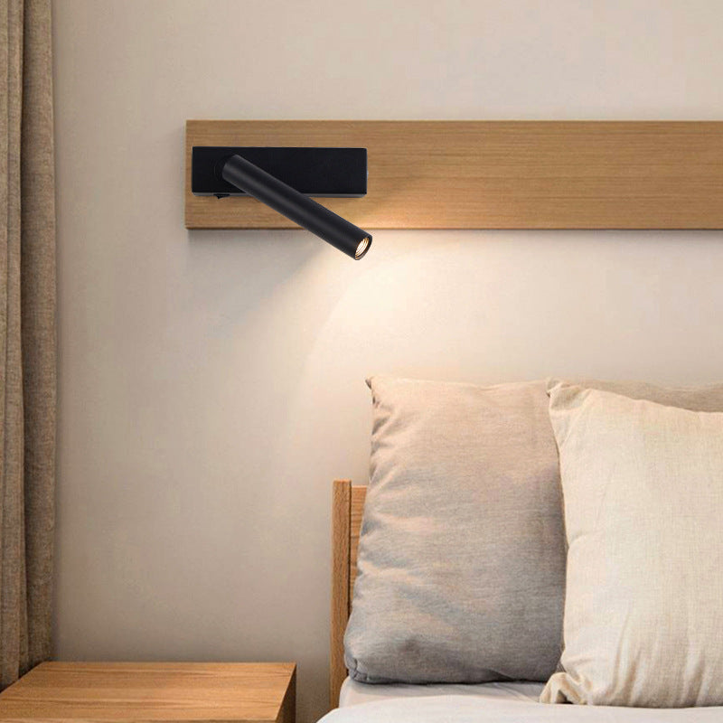 Modern Minimalist Rotatable Wall Lamp – LED Reading Light for Home & Office