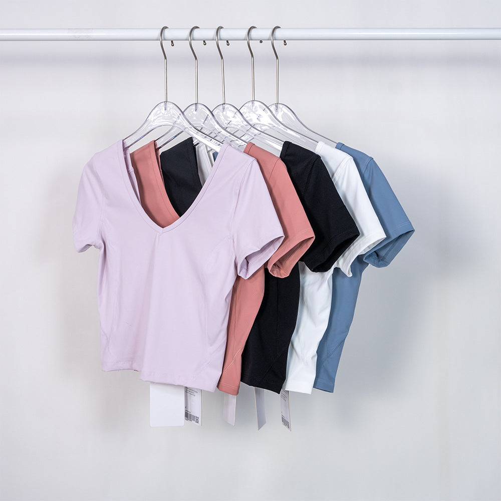 Breathable Women’s Short-Sleeve Pullover T-Shirt – Lightweight, Stretchy, Quick-Dry Active Top