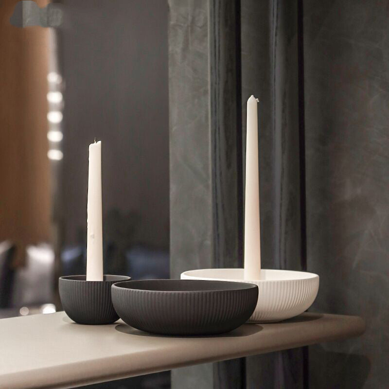 Handmade Porcelain Candle Jar – Modern Minimalist Home Decor